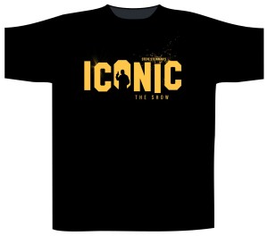 Iconic T Shirt Yellow Logo on Chest